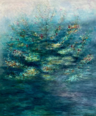 Waterland , olieverf op doek, Magda Zimmerman